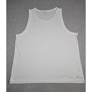 DSG Mens White Athletic Performance Tank Top Size XXL‎ NWOT